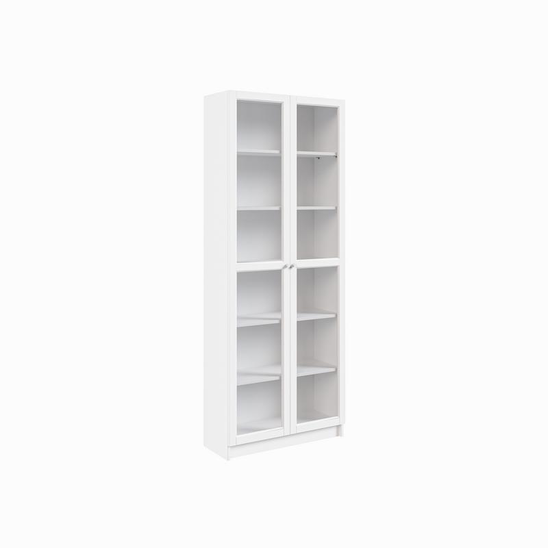 HAPPY FURNITURE , kệ sách 6 tầng cửa kính - CATY , KSA_010 , 80cm x 30cm x 202cm 3