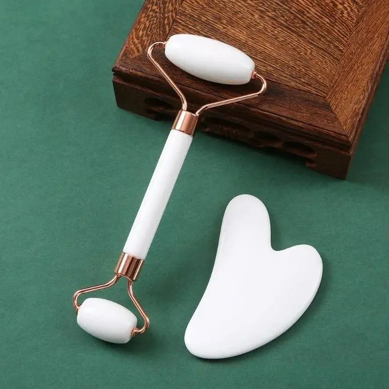 Guasha Resin Massage Face Jade Roller Gua Sha Massage Tool Set for SPA Body Visage Rouleau De Massage Rouleau Visage