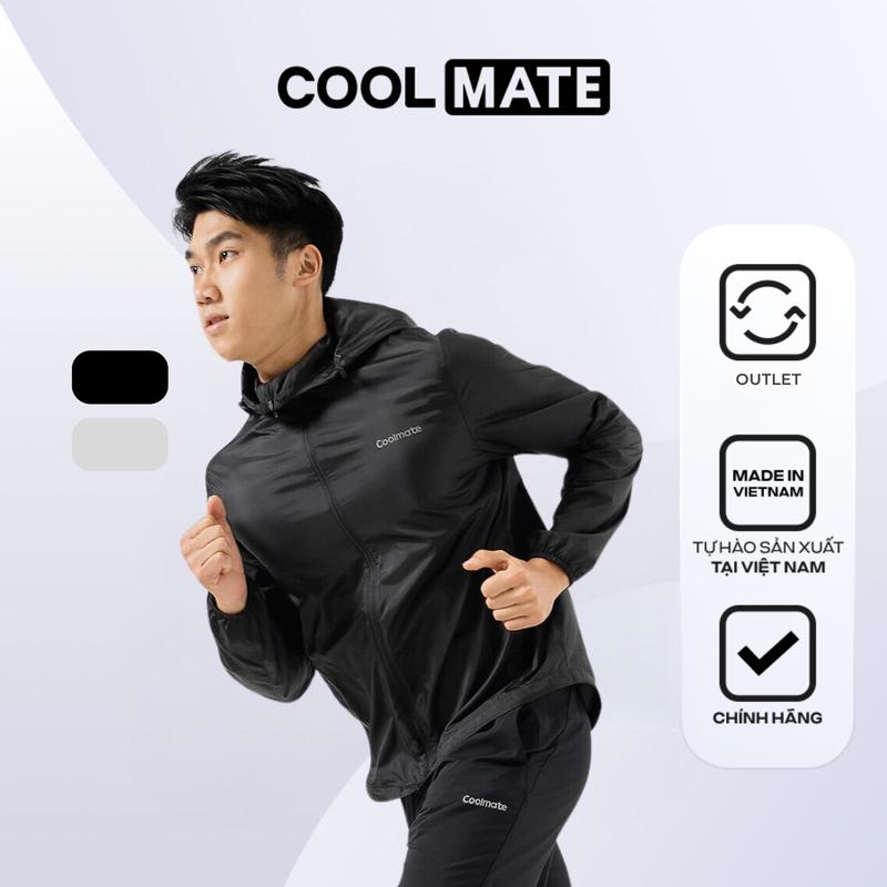 [Outlet Không đổi trả] Áo khoác gió chạy bộ Fast & Free - Áo khoác nam siêu nhẹ - Coolmate