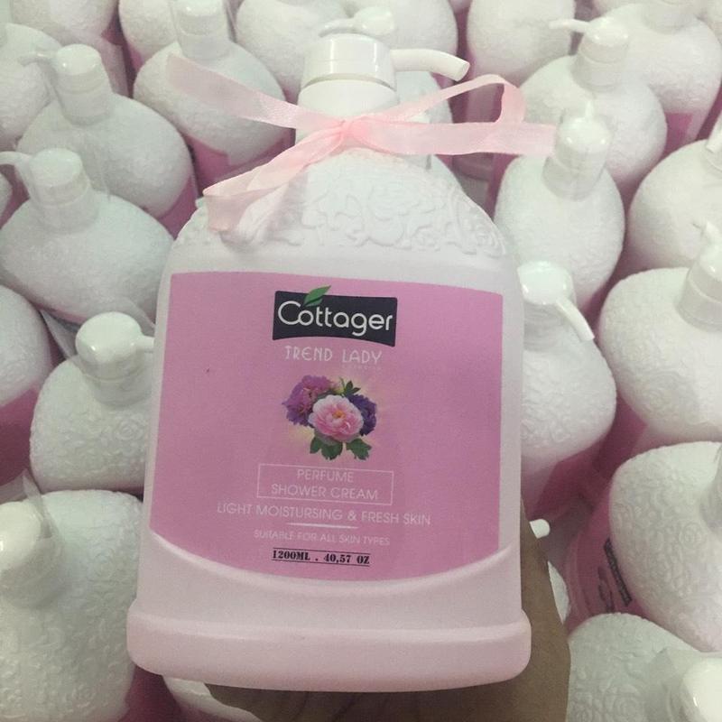 Sữa tắm COTTAGER hương nước hoa thơm lâu 1200ml - Nữ, Dưỡng Body sữa  tắm suat am soap  tam