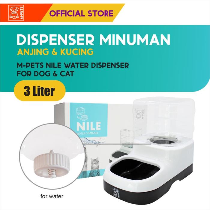 Gambar M-Pets Nile Water Dispenser 3 Liter / Tempat Minum Anjing Kucing dari M-Pets Volk Pets Indonesia Kota Administrasi Jakarta Barat Tokopedia