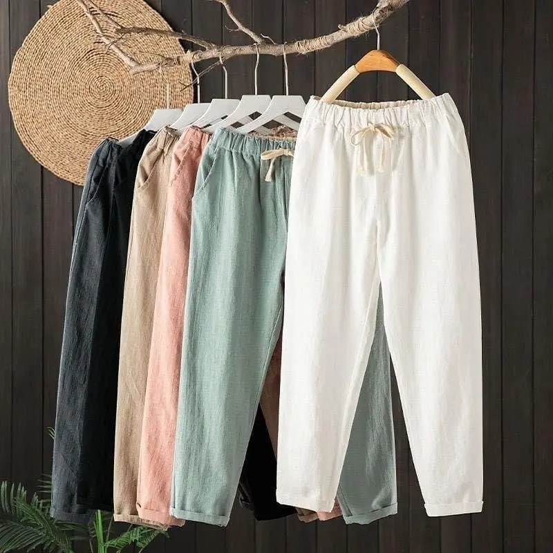 Baggy losta linen pants // celana linen wanita
