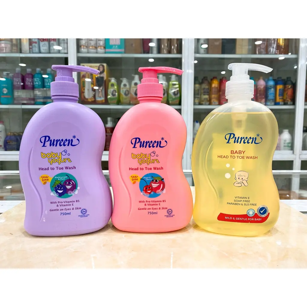 Sữa Tắm Gội Toàn Thân 2 IN 1 Pureen 750ml
