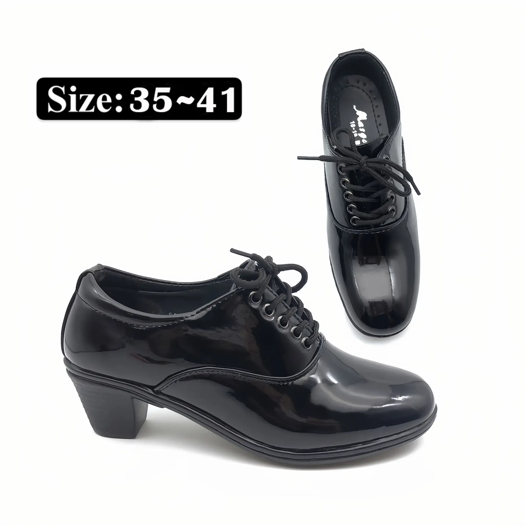 【Graciela】M8859-1 School Shoes/Office Shoes/Black Shoes for Ladies  (ADD 1 SIZE )