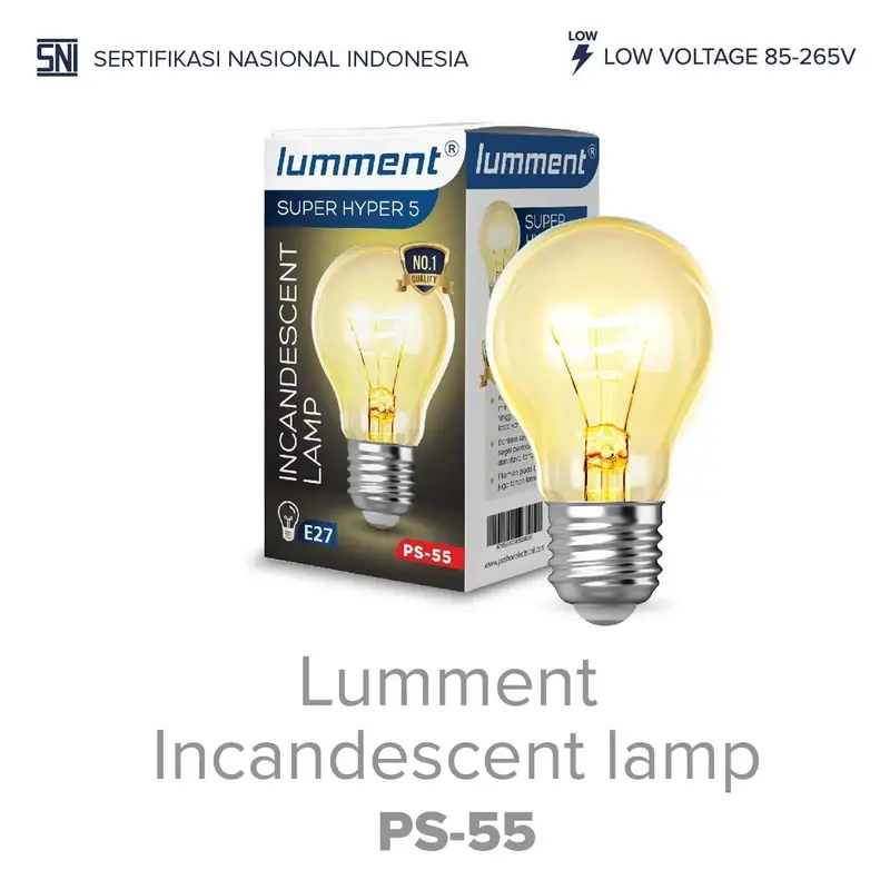 Lumment Super Hyper Lampu Pijar 5 Watt - Cahaya Kuning 1