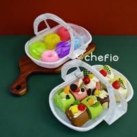 Gambar Keranjang Piknik Kotak Mika Handle Tenteng Roti Bolu Bento Sushi Wadah Makanan Portable - White dari Chefio Kitchenware Kota Tangerang 1 Tokopedia