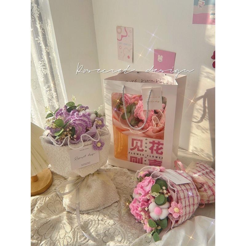 Buket Boneka Kado Paket Paper Bag Lampu Tumblr 2