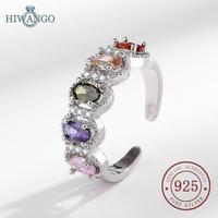 Gambar HIWANGO Cincin Zirkon Warna-warni Perak 925 Untuk Fashion Wanita - Putih dari HIWANGO Kab. Gresik 3 Tokopedia