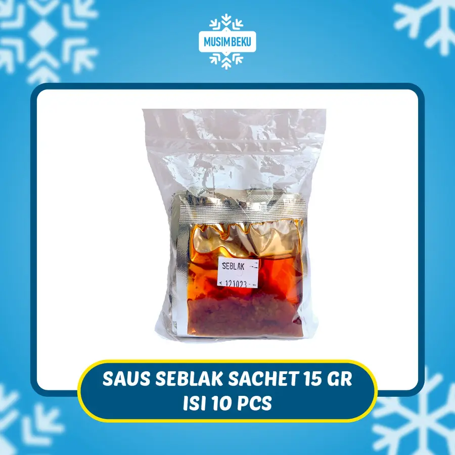 Saus Seblak Sachet 15gr Isi 10pcs White