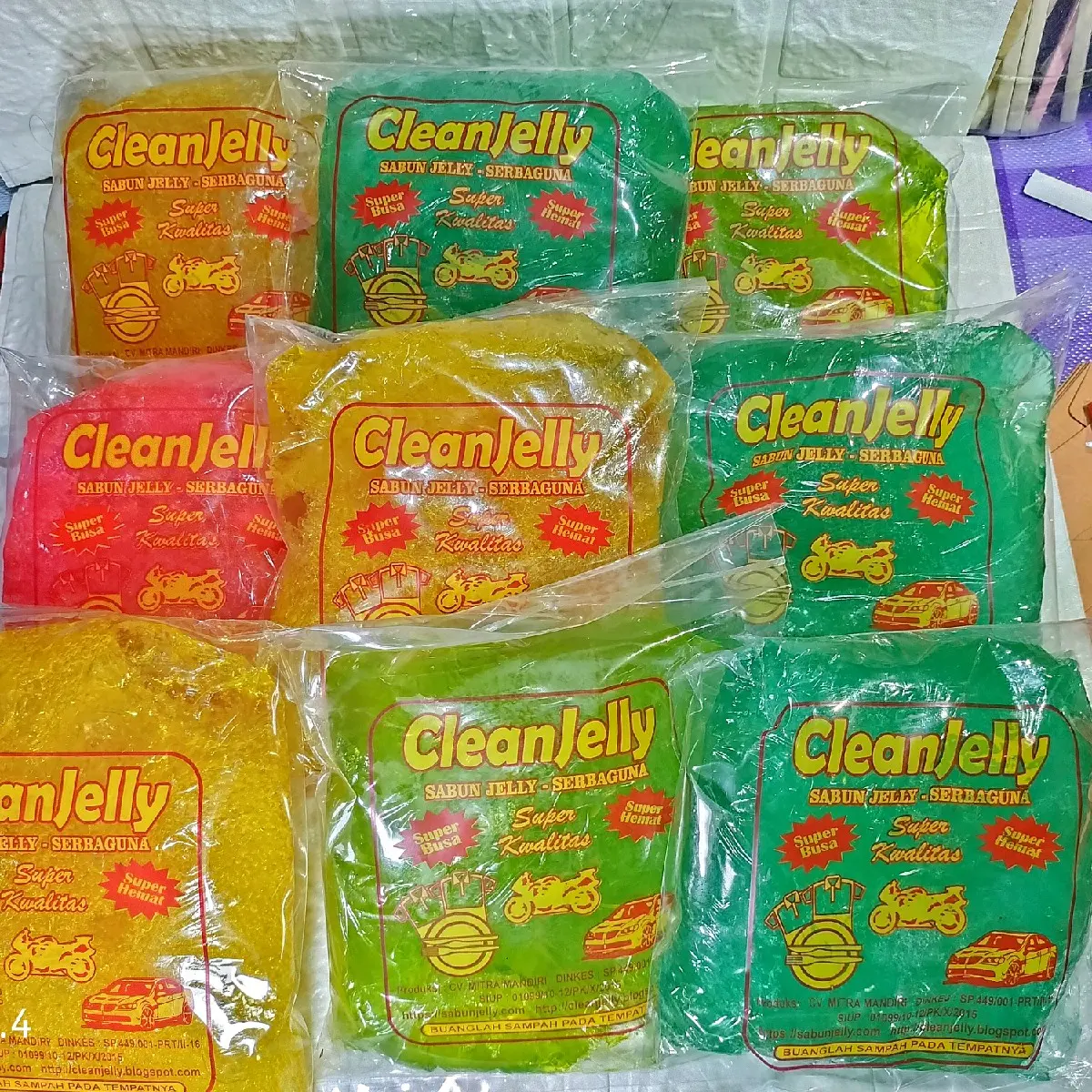 Sabun Clean jelly 400 gram sabun cuci serbaguna