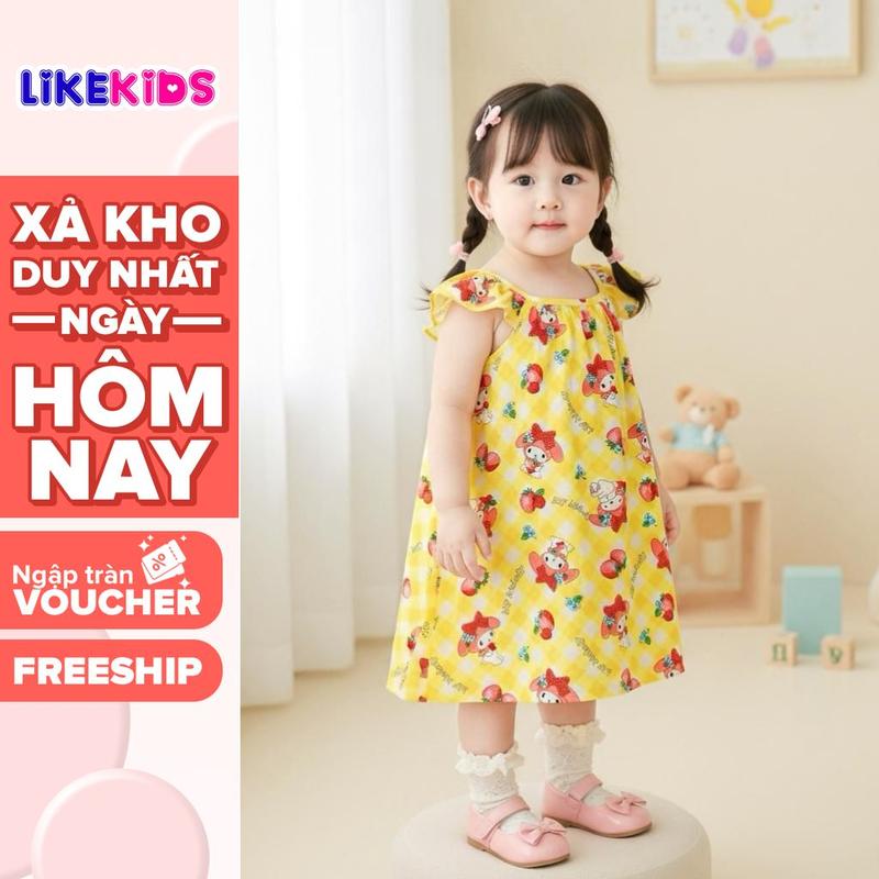 Váy bé gái kiểu dáng CÁNH TIÊN MELODY MH41D52