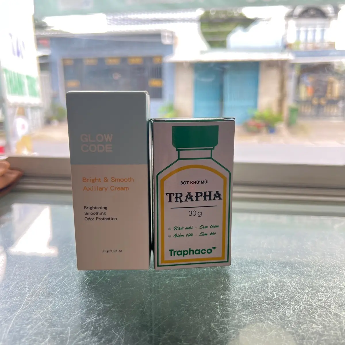 combo trapha glowco hỗ trợ  . Mồ hôi. Mờ thâm