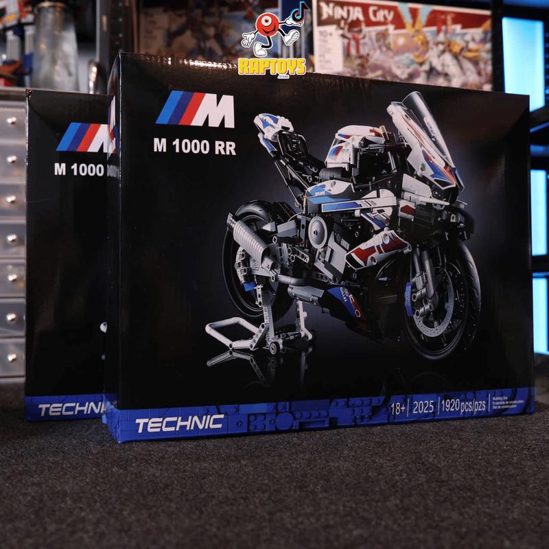 Mô hình đồ chơi lắp ráp xe máy BMW M1000RR, 2025, 1920 mảnh ghép Technic cao cấp, đồ chơi xe lắp ghép, trưng bày trang trí sưu tầm quà tặng