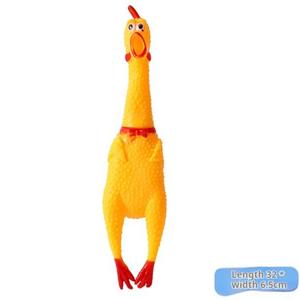 Screaming Chicken Squeaky Chicken Stress Relief Toy Durable and Bite-Resistant