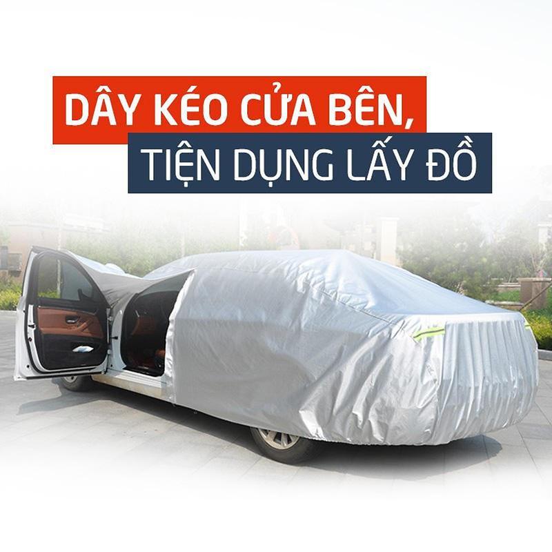 [FORTUNER] Bạt phủ xe ô tô 7 chỗ cỡ to Toyota Fortuner , áo chùm phủ kín bảo vệ xe ô tô chất liệu vải dù oxford 5