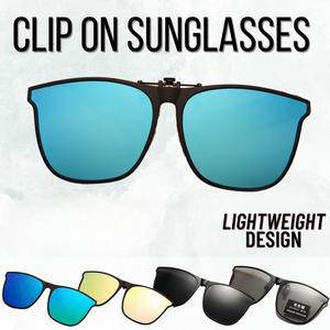 FS Clip On Sunglasses Polarized Flip Up Outdoor Photochromic Driving Fishing Glasses Unisex Square Eyewear Frames