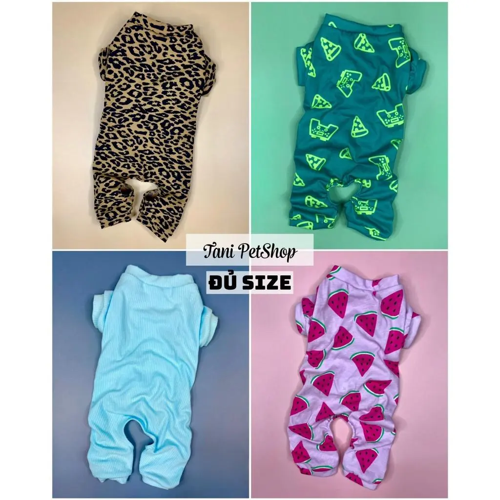 [16 MẪU-5] Jump Áo Liền Quần Cho Thú Cưng - Áo Cho Chó - Quần Áo Cho Chó Mèo Tanipetshop