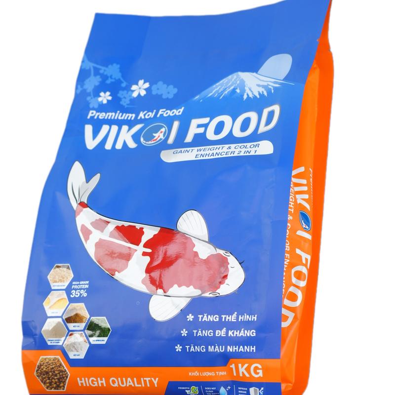 Thức ăn siêu đạm cho chép sư tử King Feed 45% đạm gói 1kg 9
