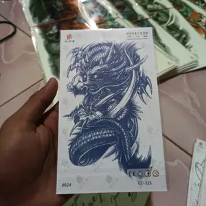 Tatto temporary semi permanent Tato Temporer Stiker Alat Tato