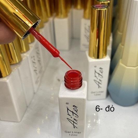 Chai gel vẽ Aifer - Chai vẽ trang trí móng chuyên nghiệp chuẩn màu 5