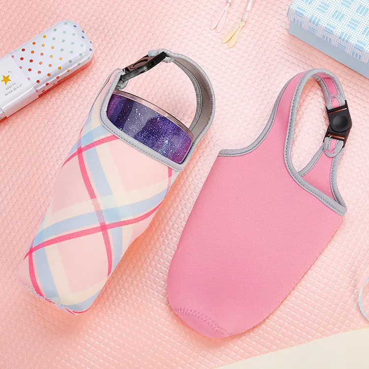 Large Ice Cup Universal Protective Cover Printing Shatter Proof Insulation Portable Cup Thermal Insulation Water Bottle Pouch
