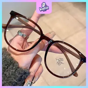 KA76 - Kacamata Fashion Transparant Korea Retro Bentuk Kotak Eyeglasses T KANA