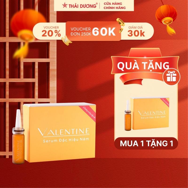 [Mua 1 tặng 1 ] Mua 01 Serum dành cho da Valentine Hộp 1 lọ 10ml tặng 01 Serum dành cho da Valentine Hộp 1 lọ 10ml - Sao Thái Dương