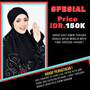 PROMO SPESIAL CUCI GUDANG MUKENAH DEWASA TERUSAN BORDIR UKURAN JUMBO