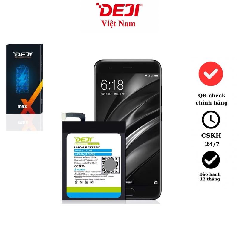 Pin Deji Thay Cho Xiaomi Full Dòng Mi / Mix / Max / Mi Note 4/5/6/7/8/9/10/11/12 Chính Hãng Bảo Hành 12 Tháng