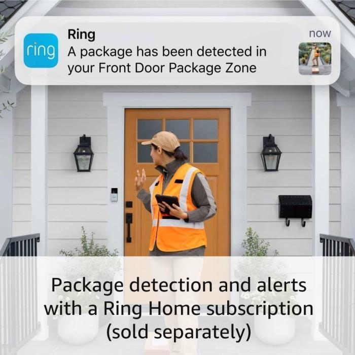Ring Battery Doorbell Plus (2024 model) | Head-to-Toe HD+ Video, motion detection & alerts, and Two-Way Talk