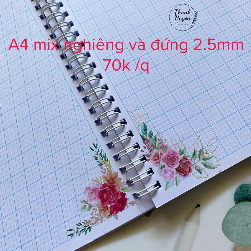 sổ luyện chữ đẹp oli, caro, kẻ ngang (Tặng giấy viết tên) 4