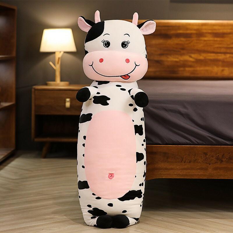 Gối Ôm Gấu Bông Bò Sữa mềm mịn cao cấp, Quà Tặng cho bé, đủ size 55,75,95,115cm 3