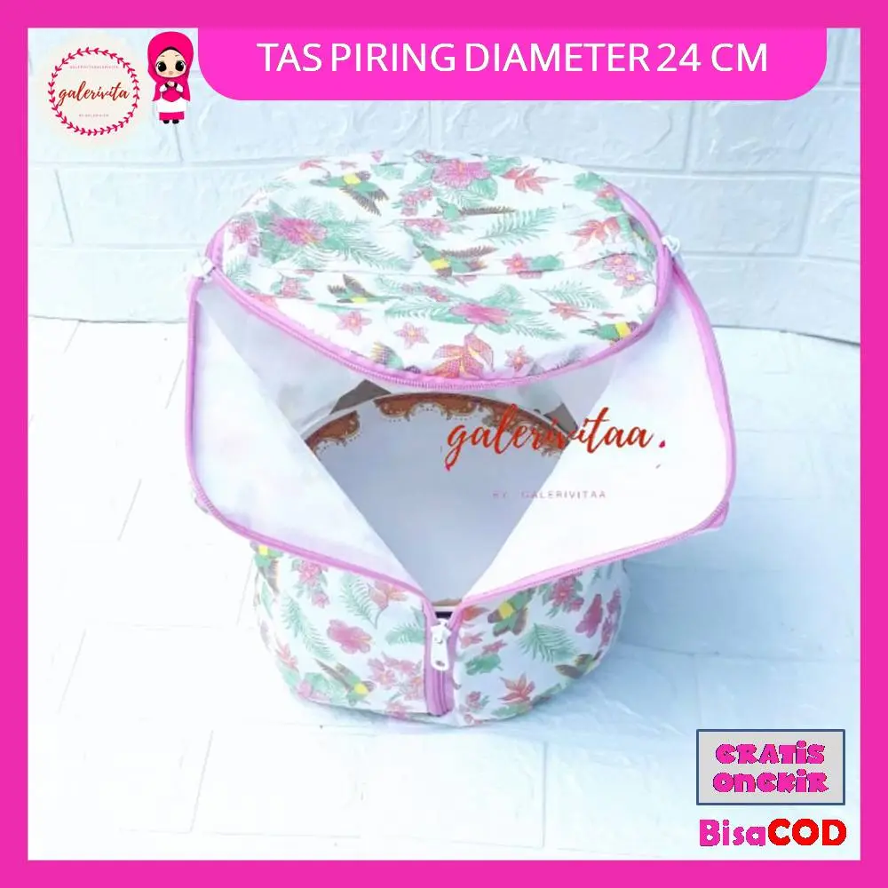 Tempat Piring / Tas Piring 25 CM ( 1 kg Muat 23 Pcs ) / Tas Piring Diameter 24 Cm