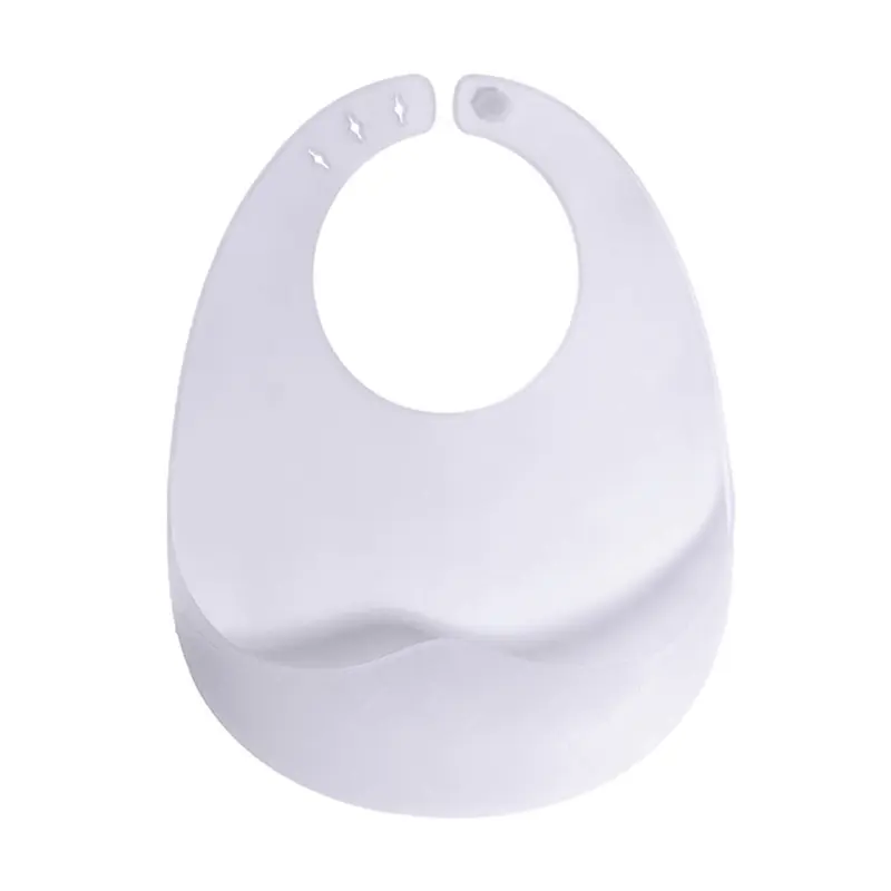 Yếm Ăn Silicon Cho Trẻ Sơ Sinh, Yếm Bỏ Túi Cơm Cho Bé, Không Thấm Nước, Có Thể Điều Chỉnh Độ Dài, Không Mùi, An Toàn, Có Thể Gập Lại, Di Động, Cho Bé Ăn 4