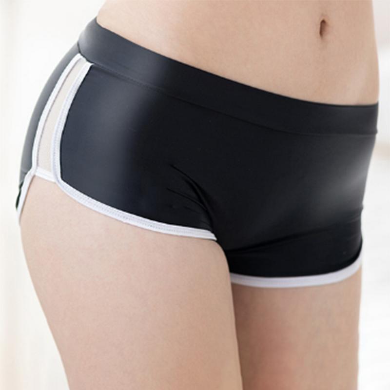 Đồ Lót Gợi Cảm, Dành Cho Phụ Nữ, Quần Đùi An Toàn Sáng Bóng, Đồ Lót Co Giãn, Quần Lót Boxer Mịn Màu Hồng Women 5