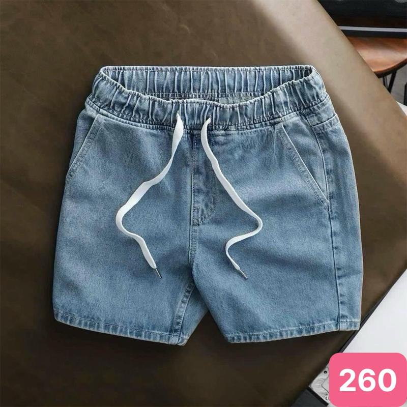 Quần short kaki nam màu xanh dương trơn không rách gói cao cấp kiểu dáng thể thao lửng AKX04 form chuẩn đẹp Sport