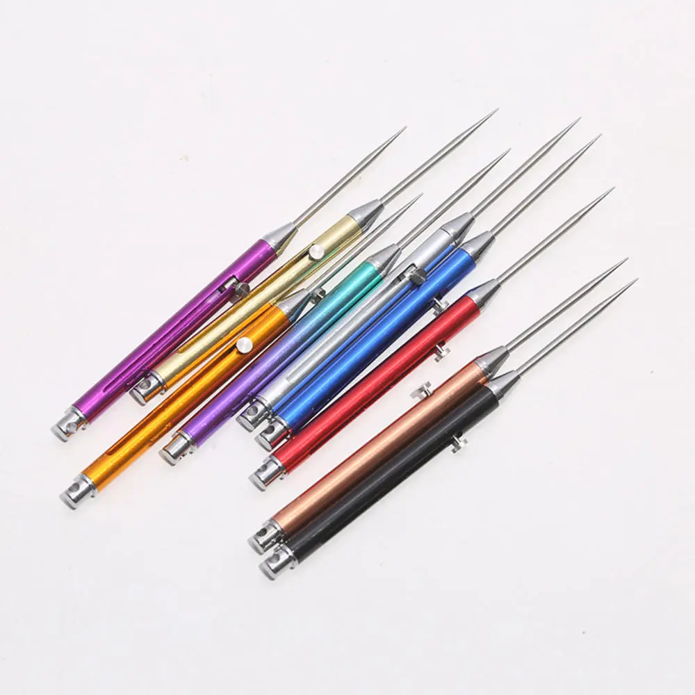 Gậy Tăm Có Thể Gấp Gọn EDC, Đa Chức Năng, Làm Bằng Hợp Kim, Thích Hợp Để Cắm Trại, Tuyệt Vời Làm Quà Tặng