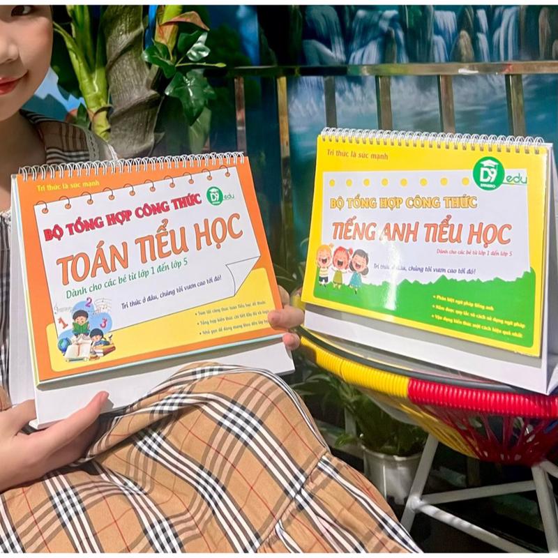 Combo Bộ Lịch Công Thức Toán Học, Tiếng Anh Tổng Hợp Kiến Thức Dành Cho Học Sinh Tiểu Học