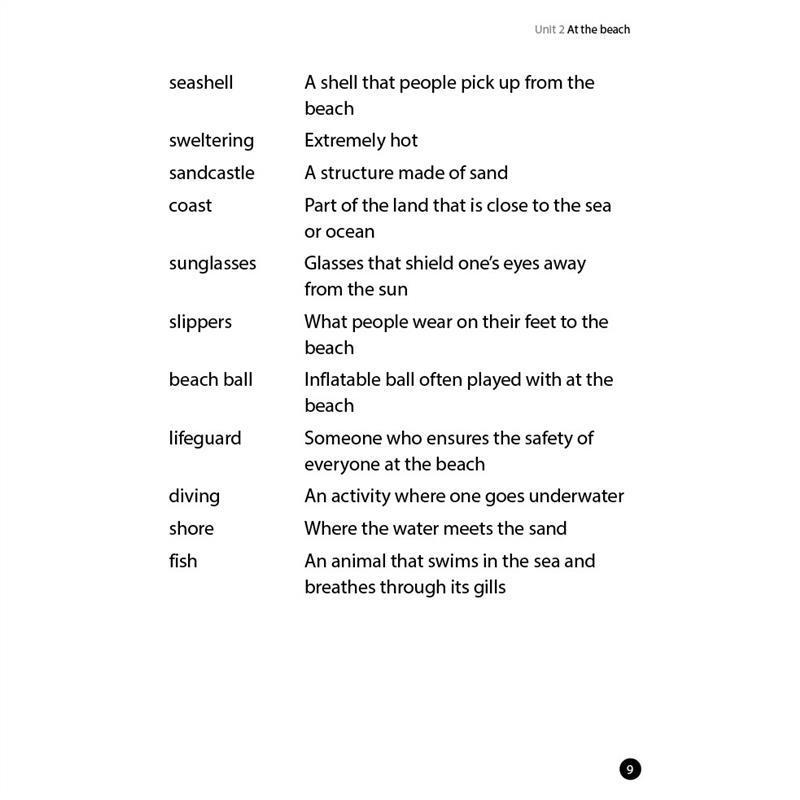 Product Introduction of High Quality K2 To P1 Thematic English Vocabulary Practice / Kindergarten English Vocab Books For Preschoolers | Preschool Vocab Book 11