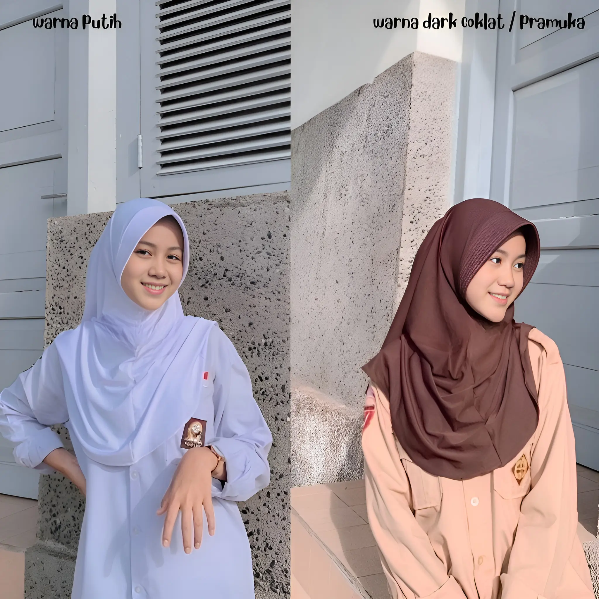 Hijab Sekolah SD SMP SMA Sporty (S,M,L) Jilbab Sport Volly Instan | Bergo Sport | Bergo Nadira Hamidah | Hijab Instant Jumbo Size | Jilbab Olahraga | Kerudung Bahan Jersey Premium Cocok Untuk Sekolah