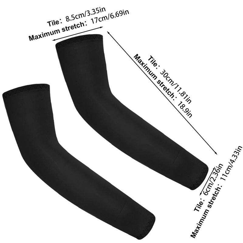 Product Introduction of 1 Pair Kids Sports cooling Arm Sleeves Cover Sun UV Protection For 5-12 Years Girls Boys Elastic Ice cuff Cycling Arm Warmer 0