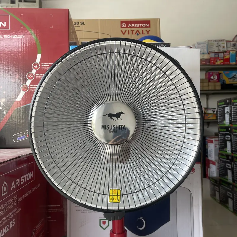 Quạt sưởi cây Misushita -Công suất tối đa 1000W- làm nóng nhanh-Không làm khô da- Bảo hành 12 tháng Sưởi Ấm Máy Sưởi đèn cho bé sơ sinh lò mùa đông điện đế den suoi phong ngu 6