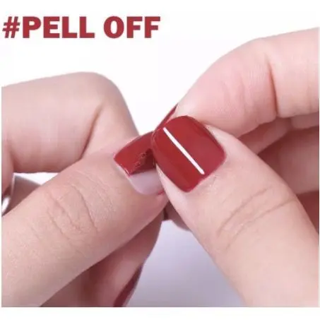MSI KUDAN Cat  Kuku Kutek Peel Off Kutikula Wanita Cewek Halal Muslimah Sholat 10ML Bisa Di Kupas Nail Polish 40 Warna Colorful Wangi Tahan Lama Bebas Alkohol Kering Art Tangan 4