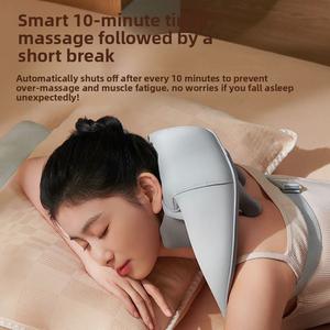 Cervical and Back Waist Shoulder Neck Heat Rubbing Massager for Relaxation muscle hair curler portable body leg compression finger foot belt sauna massage machine hand therapy lying curl spa eye rechargeable cramps extension sheep shaving