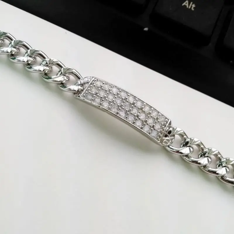 Gelang kecantikan wanita dewas titanium silver anti karat anti luntur terlaris 1