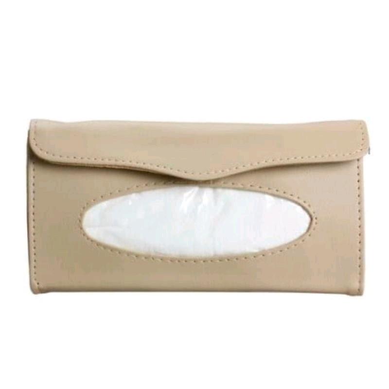 TEMPAT TISU SUNVISOR MOBIL MODEL GARIS MOTIF KOTAK 3