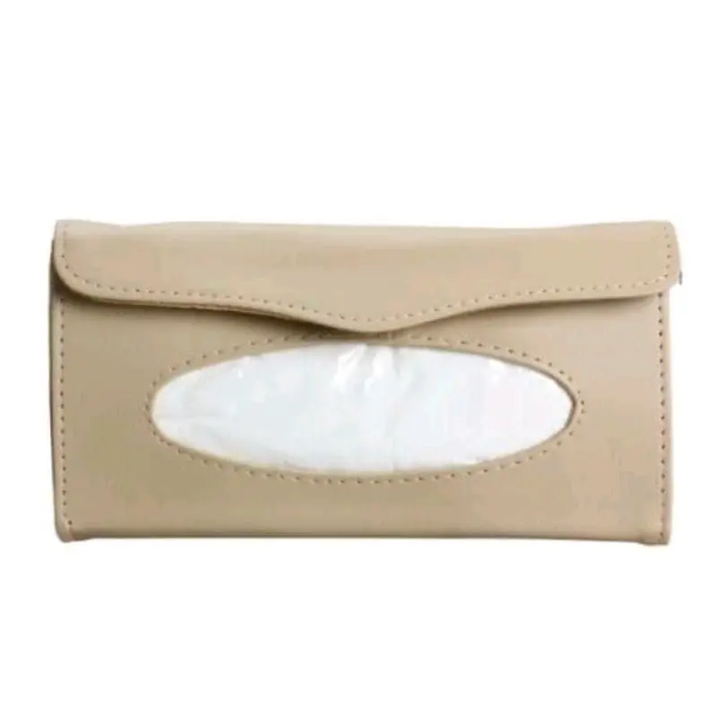 TEMPAT TISU SUNVISOR MOBIL MODEL GARIS MOTIF KOTAK 3