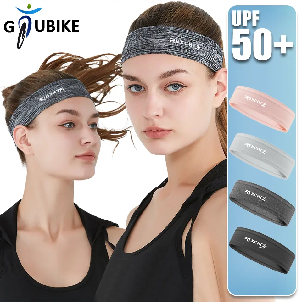 Băng Đô Co Giãn Thể Thao, GTUBIKE, Chống Trượt, Hấp Thụ Mồ Hôi, Thoáng Khí, Làm Bằng Lụa Lạnh Băng, Thích Hợp Cho Thể Dục Thể Thao Sport Yoga Tập Thể Dục