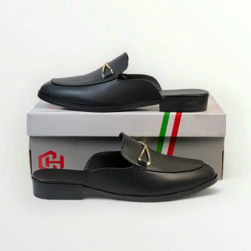 Giày Lười Da Nam-Sục-Giày Hở Gót-Phong Cách Trẻ Trung Sang Trọng Đế Cao Su Tính Shoes Size 38-39-40-41-42-43 Sục X 2