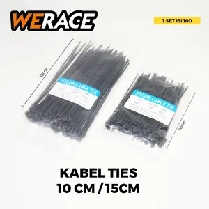 Kabel Ties Tali Ties Nylon Hitam 2.5mm 10cm  15cm Tebal Dan Kuat Serbaguna